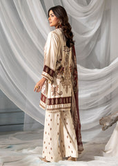 Meerak Unstitiched 3 Piece Winter Collection'2026-Beige Rose