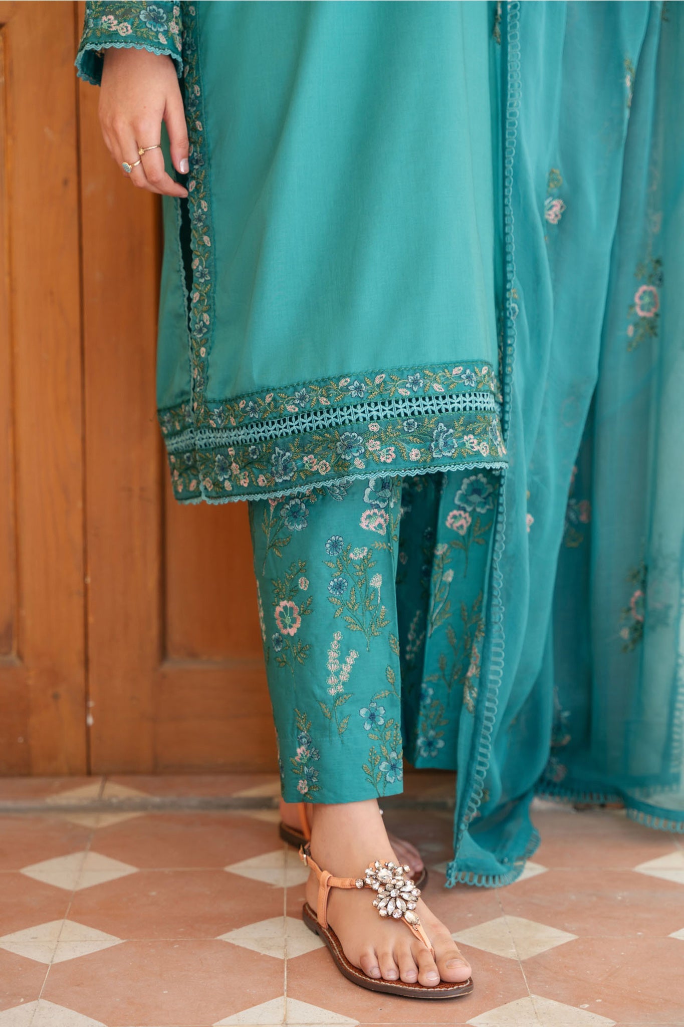 Spring Edit'25 By Mannat Clothing Stitched Collection-Zenia