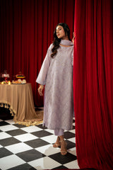 Freesia By Zouj 3 Piece Festive Edit-Lilac Serenity