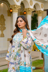 Rang E Gulposh Stitched 3 Piece Lawn Collection'2025-RNG-1205