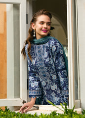 The Enchanted Garden By Gulaal Unstitched 3 Piece Luxury Lawn Collection'2025-OLVERA (GL-L-24V2-07)
