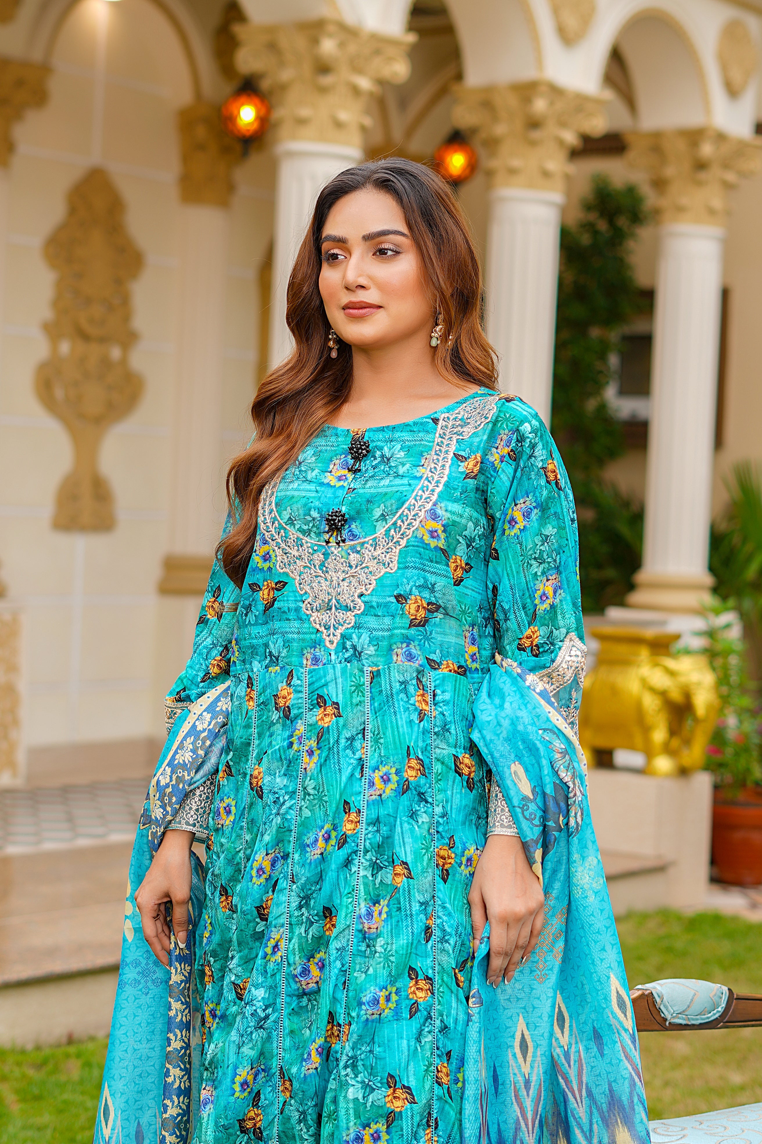 Rang E Gulposh Stitched 3 Piece Lawn Collection'2025-RNG-1212