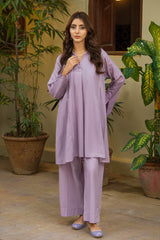 Tng By Md Solid Co Ords Collection-Qalam Lilac