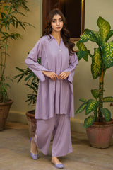 Tng By Md Solid Co Ords Collection-Qalam Lilac