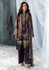Meerak Unstitiched 3 Piece Winter Collection'2026-Royal Plum