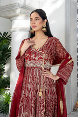 Manahils Stitched Formals Kurti 105