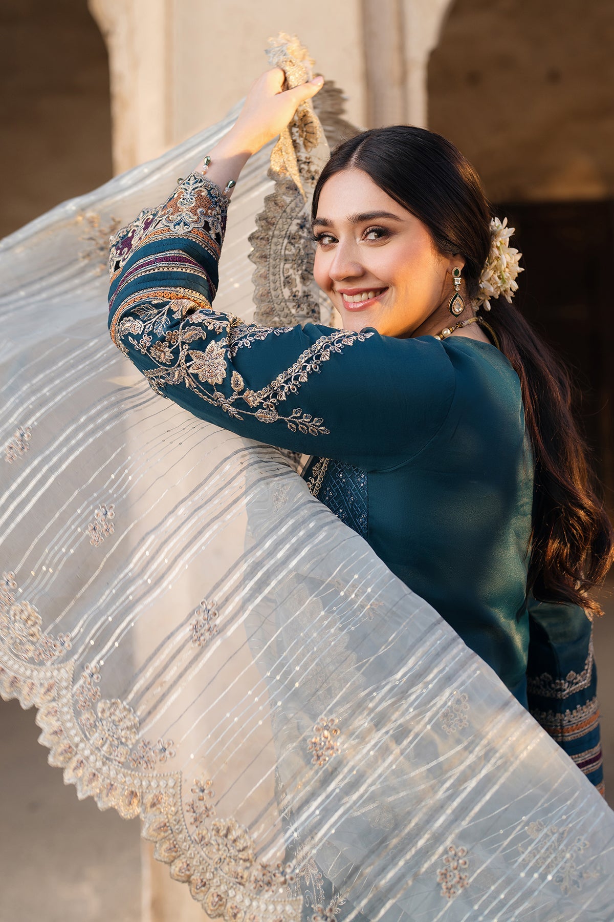 Meeras By Imrozia Serene Unstitched 3 Piece Luxury Formals Collection'2025-I-223 NEELAM
