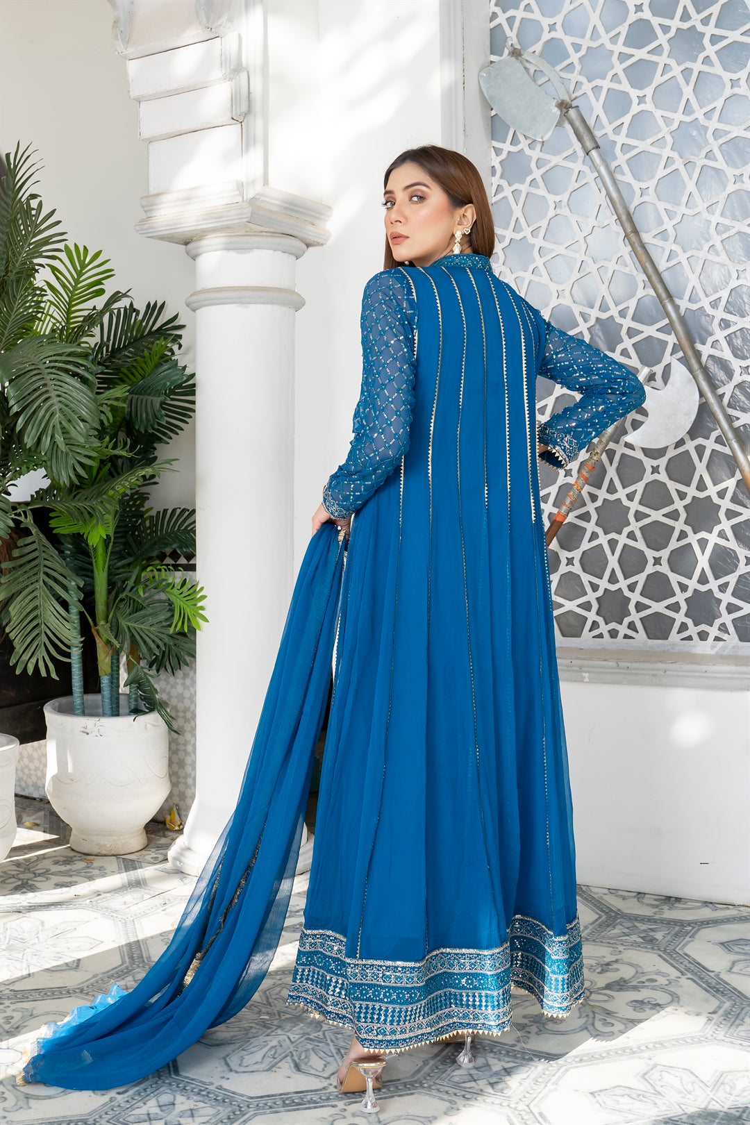 Manahils Stitched Formals Kurti 106