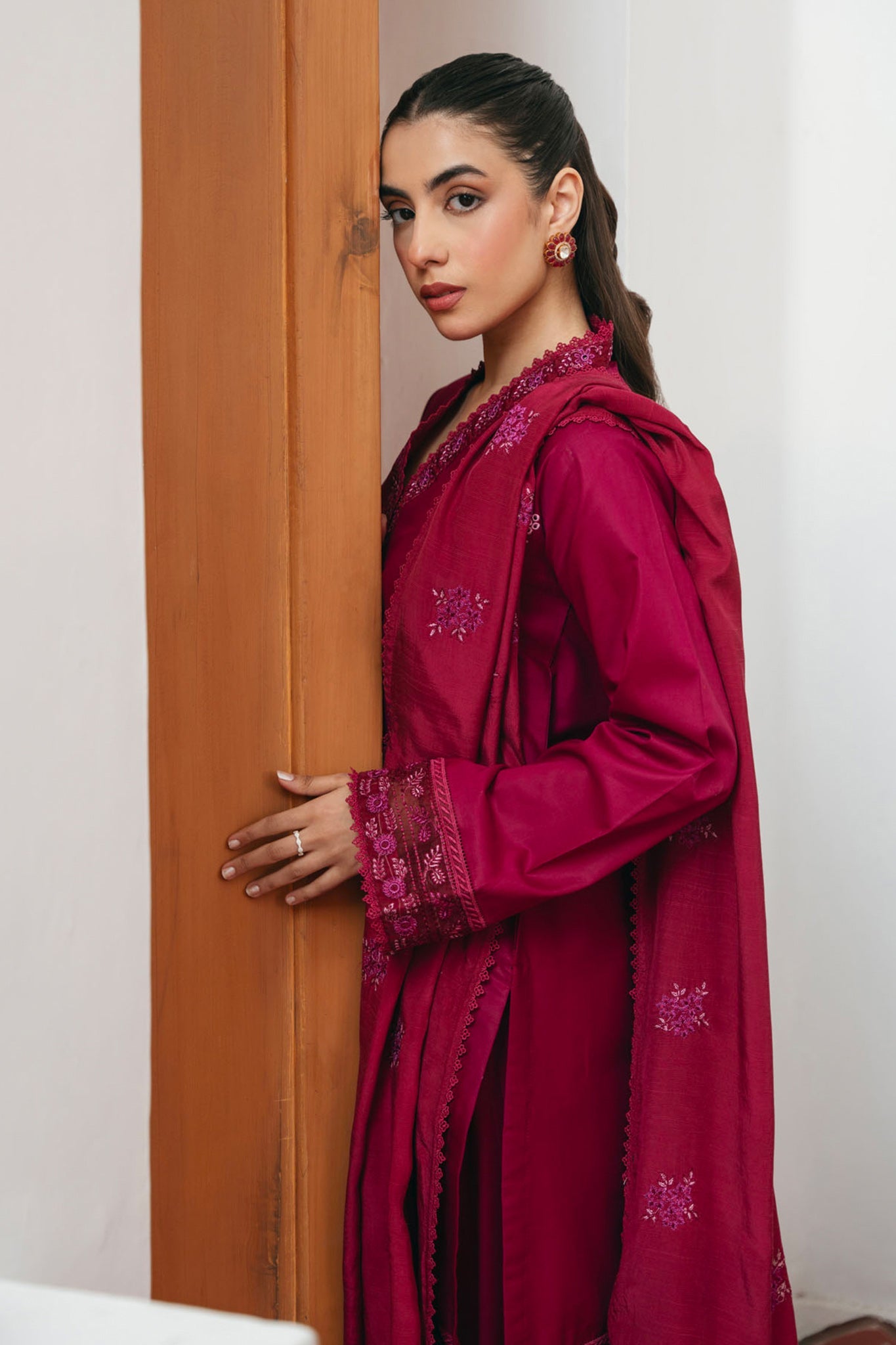 Spring Edit'25 By Mannat Clothing Stitched Collection-Carnation