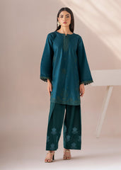Meerak Stitched 3 Piece Emb Cotton Lawn Suit-5
