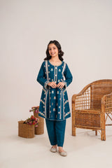 Khayat Stitched 2 Piece Embroidered Kids Winter Collection'2025-Fish