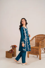 Khayat Stitched 2 Piece Embroidered Kids Winter Collection'2025-Fish