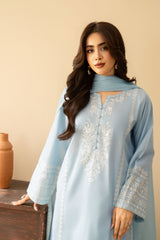 Tiraz Stitched 3 Piece Summer Suit-Nisah