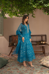Rang Nirala By Manahils Stitched 3 Piece Formals Collection'2025-K-151-TEAL
