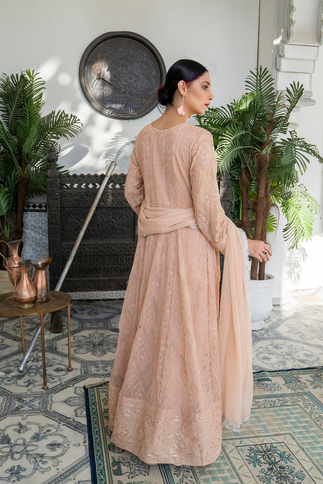 Manahils Stitched Formals Kurti 099