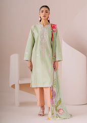 Meerak Stitched 3 Piece Emb Cotton Lawn Suit-7