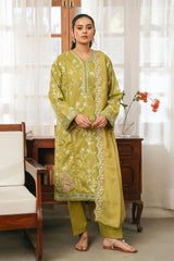Spring Edit'25 By Mannat Clothing Stitched Collection-Moss