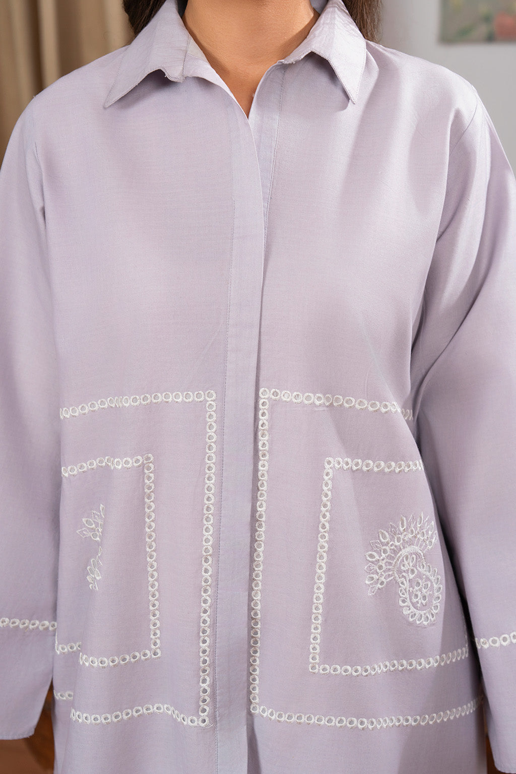 Solarie By Meeral Stitched 2 Piece Lawn Collection'2025-COR-0010