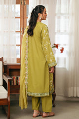 Spring Edit'25 By Mannat Clothing Stitched Collection-Moss