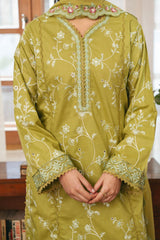 Spring Edit'25 By Mannat Clothing Stitched Collection-Moss