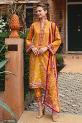 The Enchanted Garden By Gulaal Unstitched 3 Piece Luxury Lawn Collection'2025-FLORENCE (GL-L-24V2-02)