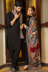 Tng By Md Stole Collection-Mughal Mahal Stole