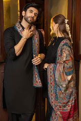 Tng By Md Stole Collection-Mughal Mahal Stole