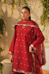 Summer Sky By Mannat Clothing Stitched Collection-Rose