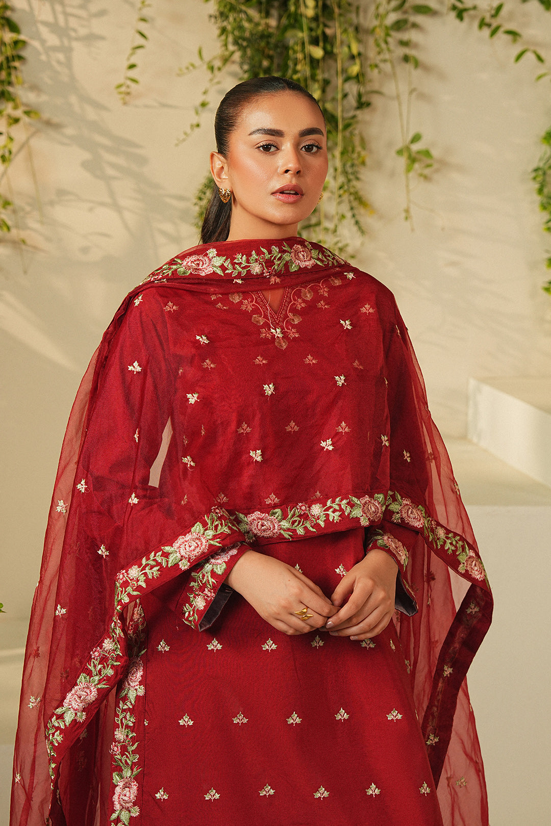 Summer Sky By Mannat Clothing Stitched Collection-Rose