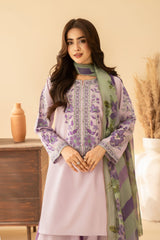 Tiraz Stitched 3 Piece Summer Suit-Arsh