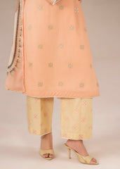 Meerak Stitched 3 Piece Emb Cotton Lawn Suit-6