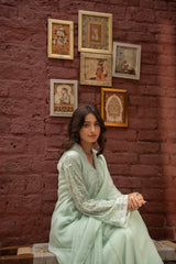 Rang Nirala By Manahils Stitched 3 Piece Formals Collection'2025-K-165-PASTEL GREEN