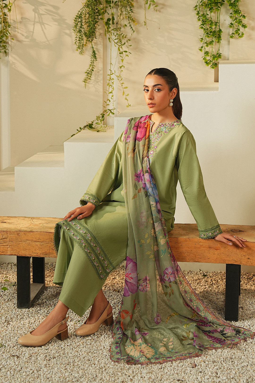 Summer Sky By Mannat Clothing Stitched Collection-Frost