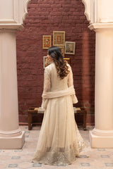 Rang Nirala By Manahils Stitched 3 Piece Formals Collection'2025-K-165-TAN BROWN