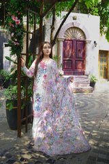 Aayra Stitched 3 Piece Printed Lawn Suit-DL006SP1