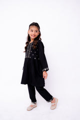 Khayat Stitched 2 Piece Casual Winter Kids Suit-NOIR  - 2 PIECE
