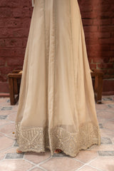 Rang Nirala By Manahils Stitched 3 Piece Formals Collection'2025-K-165-TAN BROWN