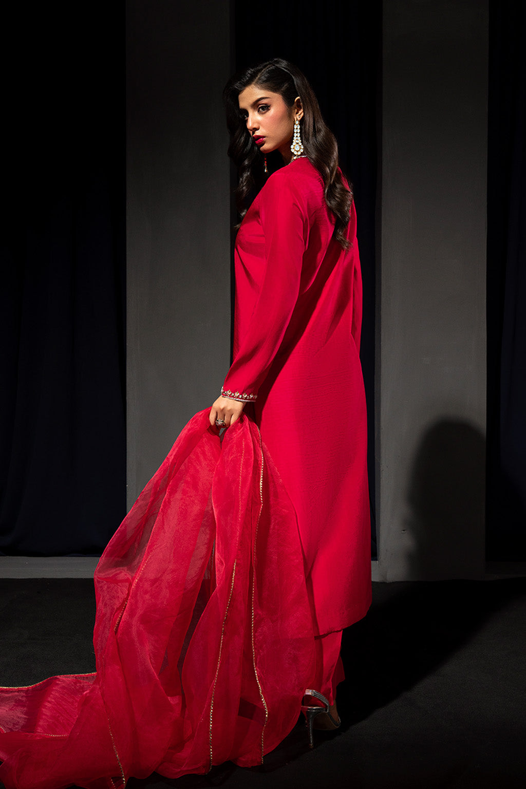 Zelina By Meeral Stitched 3 Piece Formals Collection'2025-HE-005