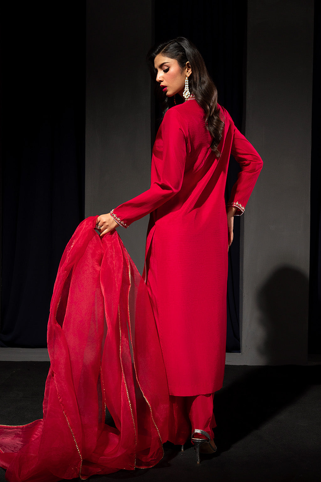 Zelina By Meeral Stitched 3 Piece Formals Collection'2025-HE-005