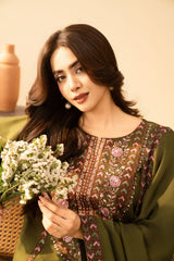 Tiraz Stitched 3 Piece Summer Suit-Nayel
