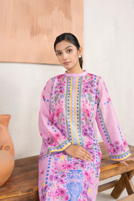 Ahlam By Safa Textile Eid Edit-Floral printed 2pcs