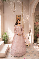 Rang Nirala By Manahils Stitched 3 Piece Formals Collection'2025-K-169-TEA ROSE PINK