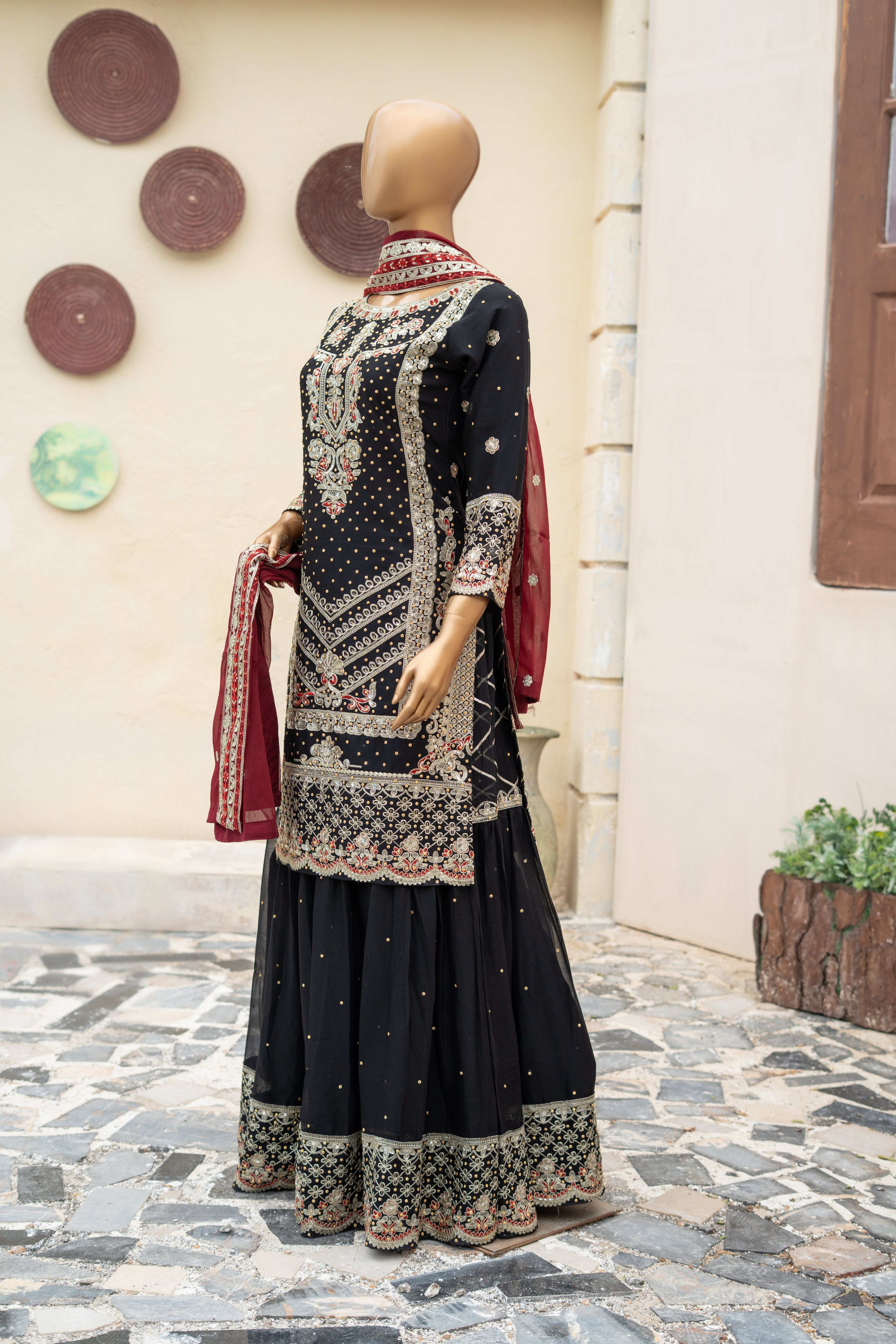 Naqsh-e-Jamaal By Saira Sultana Stitched 3 Piece Wedding Formals Collection'2025-Mahek