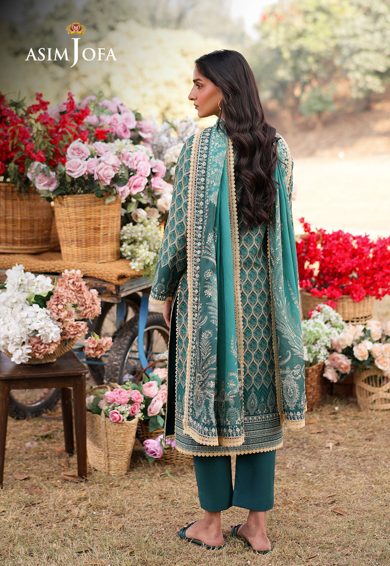 Asim Jofa Prints Unstitched Drop 1 Ajuub-04 Printed Lawn 3 Pcs