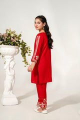 Khayat Stitched 2 Piece Emb Cotton Lawn Summer Suit-Redco-2oc