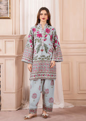 Midnight Baroque By Meerak Stitched 2 Piece Summer Suit-ELIN