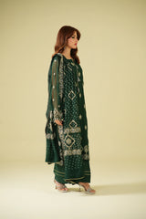 Satrang By Zouj Unstitched 3 Piece Formals Collection'2025-Royale Jade