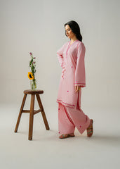 Solstic by Meerak Stitched 3 Piece Emb Lawn Suit-Minsa