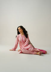 Solstic by Meerak Stitched 3 Piece Emb Lawn Suit-Minsa