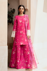 Esra Stitched 3 Piece Exclusive Silk Lawn Collection-OE-24-07